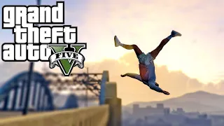 GTA Parkour Fails|Неудачные падения|Неудачный паркур|Фэйлы в ГТА 5 (3 часть)