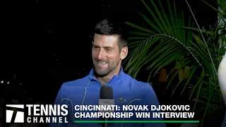 Novak Djokovic Discusses Unbelievable Triumph; Cincinnati F Win