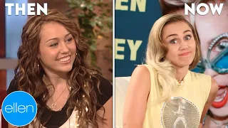 Then and Now: Miley Cyrus's First and Last Appearances on 'The Ellen Show'