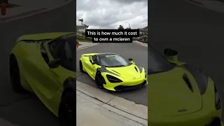 This Is How Much It Costs to Own a McLaren