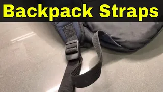 How To Shorten Backpack Straps-Easy Tutorial