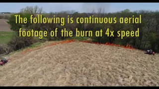 Controlled Burn from a Drone!