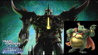 Transformers Prime: Wreckers vs Predaking with Gangplank Galleon Theme