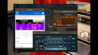 WebSDR - Software-Definded Radio Receiver - AUv3 - Pre-Release Demo for the iPad - Live