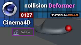 0127. collision deformer in cinema 4d