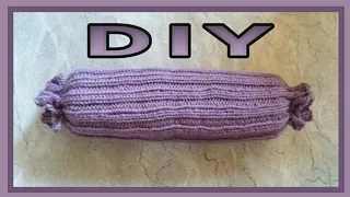 Einfache Nackenrolle stricken • DIY  * Julebuergerfee