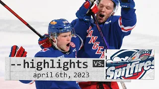 Game Highlights | Spitfires vs. Rangers - Apr. 6th, 2023