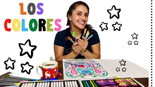 Colors in Spanish: Los Colores. Learn the colors in Spanish with Teacher Catalina. Cafecito 16