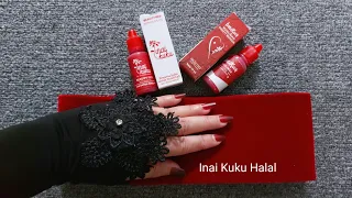 Review Cat Kuku Halal lnai Kuku-cara menggunakan cat kuku/inai/henna tanpa belepotan