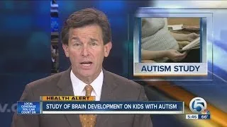 Study of brain development on kids with autism