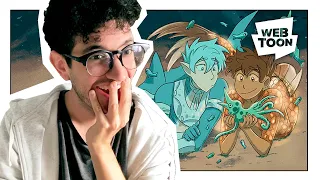 ilustrador reacciona a cómics de webtoon - CASTILLOS EN EL MAR