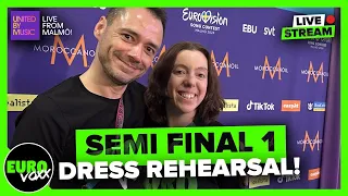 EUROVISION 2024: SEMI FINAL 1 EVENING DRESS REHEARSAL (REACTION) // LIVESTREAM