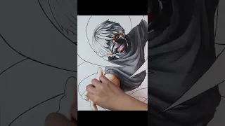 Drawing Kaneki Ken | Tokyo Ghoul | #shorts