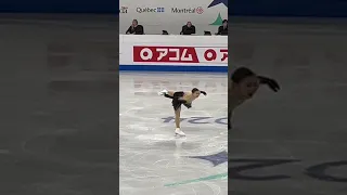 Kaori Sakamoto ISU World Champion - Feeling Good - Montreal 2024 #worldfigure #iceskating #shorts