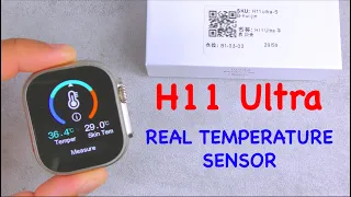 H11 Ultra Smartwatch With REAL TEMPERATURE SENSOR, Real Back Screws & Much More NEW Feature's!!