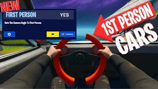 *NEW* How To Get 1ST PERSON CARS In Fortnite Creative!