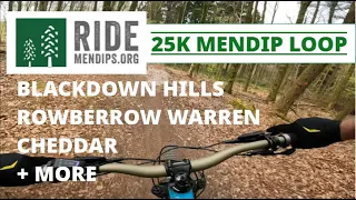 Mendip Mountain Bike Trail Loop  - Blackdown to Rowberrow to Cheddar and back #ridemendip #mtb