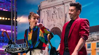 Claire e Antho! Juntar a comédia à dança resulta numa audição muito original |Got Talent Portugal 22