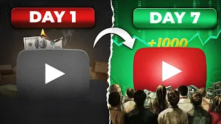0 ➜ 1,000 Subscribers in 7 Days: Here's the Secret | DO this to monetize your channel