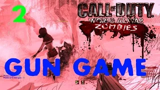 WaW Custom Zombies Gun Game - Part 2 - Battle To The Top