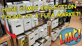 I Found a HUGE Amount of Comic Book Inventory at this Indoor Flea Market!