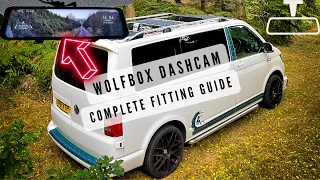 Full & Complete Dashcam Fitting Guide | Wolfbox G900 | 4k Mirror | Reverse Camera | How to install