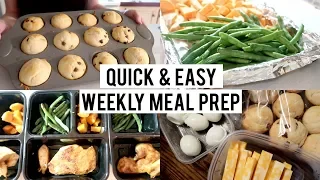 EASY BUDGET FRIENDLY MEAL PREP | LUNCH & SNACK MEAL PREP