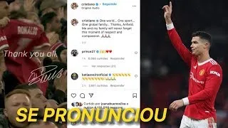 CRISTIANO RONALDO SE PRONUNCIA SOBRE A HOMENAGEM FEITA PELOS TORCEDORES DO LIVERPOOL