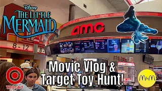 The Little Mermaid Movie Vlog & Target Toy Hunt!!