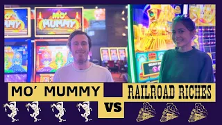 100 Spin Competition!!! Mo' Mummy Vs. Rail Road Riches!!!