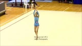 National School Rhythmic Gymnastics 2016 RG Level 4 & 5 PT 2 by Jeffini Photography