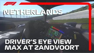 Max Verstappen's Helmet Cam at Zandvoort | F1 2021 Dutch GP | Assetto Corsa