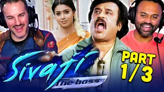 SIVAJI THE BOSS Movie Reaction Part 1/3! | Rajinikanth | Shriya Saran
