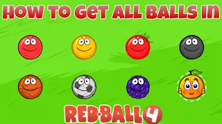 How to Get ALL BALLS - RED BALL 4 (UNLOCK BALL)