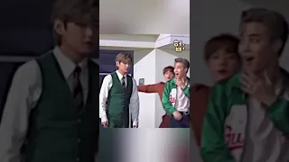 Jimin scared and admired to Taehyung v#bts #shorts #taemin