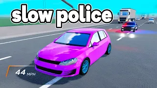 Roblox I Use a Upgraded Car To Dodge Traffic