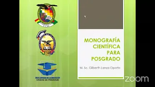 Elaboración de Monografía Científica en Educación Superior