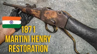 Restoring an Indian Antique 1871 Martini Henry Single Shot Lever Gun