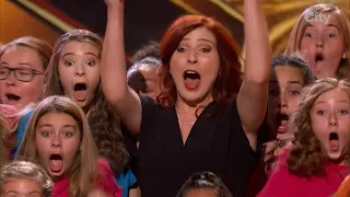 Voices Of Hope Children's Choir Wins GOLDEN BUZZER From Ken Jeong With “How Far I’ll Go”from Moana