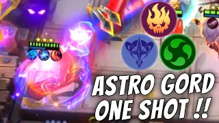 ONE SHOT 3 STAR ASTRO GORD !! FULL DAMAGE !! MAGIC CHESS ML