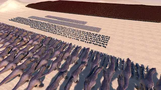 30.000 Spartans Vs 5 All Animal Walls - Ultimate Epic Battle Simulator