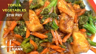 Tofu and Vegetable Stir Fry Recipe with Broccoli & Carrots