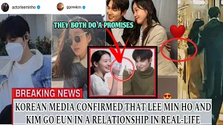 LEE MIN HO AND KIM GO EUN  HANGING OUT TOGETHER AND CONFIRMED THEY RELATIONSHIP IN REAL-LIFE