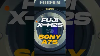 Fujifilm X-H2s vs. Sony a7s III #review #fujifilm #xh2s #sonyalpha #a7siii #cameracomparison  ​