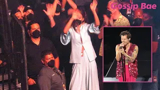 Harry Styles girlfriend Olivia Wilde rocks out as she watches his performance in Las Vegas