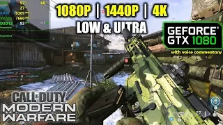 GTX 1080 | Call Of Duty: Modern Warfare - 1080p, 1440p, 4K - Low & Ultra