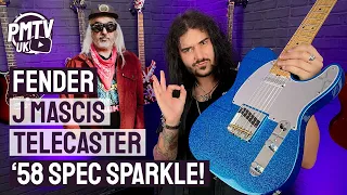 Fender J Mascis Bottle Rocket Blue Sparkle Signature Tele! - A '58 Top-Loader Telecaster Replica!