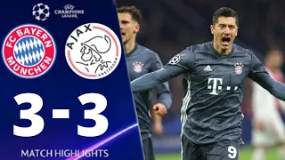Bayern Munich vs Ajax 3- 3 Champions League 2018 All Goals And Extended Highlights