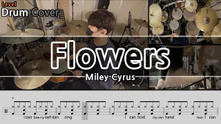 Flowers - Miley Cyrus Drum Cover & Drum score 드럼악보 & 드럼커버