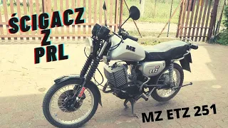 🔥 MZ ETZ 251 💪 - TESTUJĘ DDR-owski "Ścigacz" z czasów po PRL owskich! 🏍